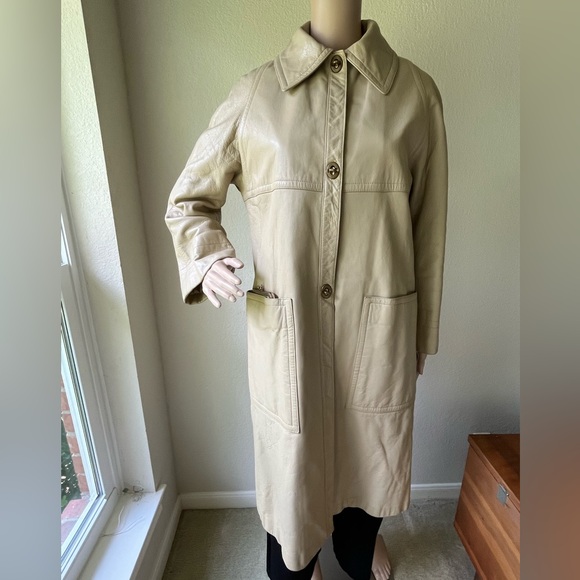 Bonnie Cashin Leather Trench Coat w/ Coin Purse - Picture 15 of 16